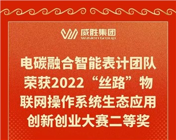 電碳融合智能表計團(tuán)隊(duì)榮獲2022“絲路”物聯(lián)網(wǎng)操作系統(tǒng)生態(tài)應(yīng)用創(chuàng)新創(chuàng)業(yè)大賽二等獎