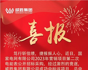 喜報(bào) | 威勝集團(tuán)中標(biāo)國家電網(wǎng)招標(biāo)項(xiàng)目，總中標(biāo)金額近3.2億元